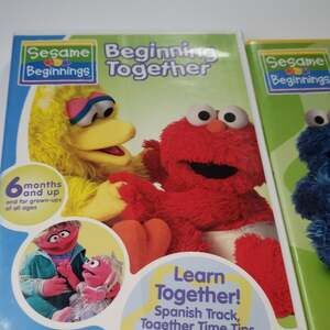 Sesame Beginnings - Beginning Together (DVD,‎ 2006) Bonus CD Lot